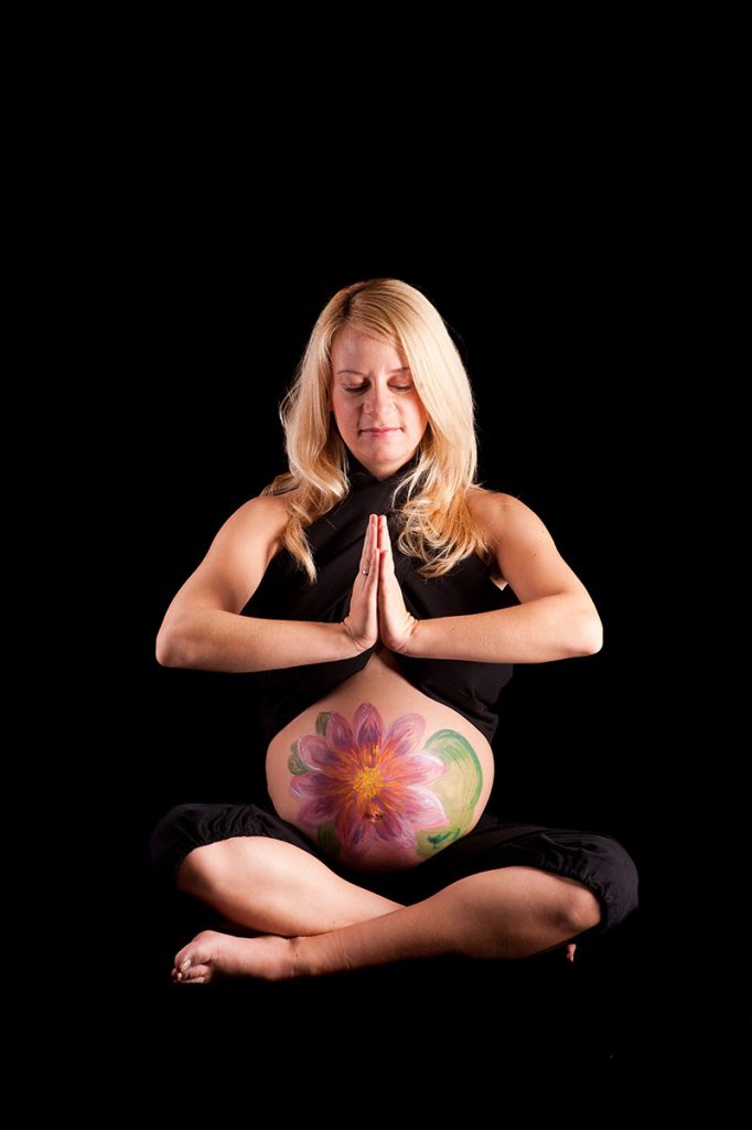Belly Painting Bodypainting Yoga Babybauch